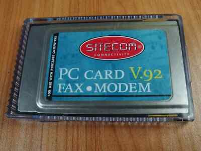 SiteCom PC-001UK - V.92 Fax/Modem 56KBPS - PCMCIA-Karte