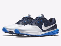 Nike Lunar Command Golf Shoes Size 8m Platinum/navy/blue/white 704427-006 Nike Lunar Command Golf Shoes Size 8m Platinum/navy/blue/white 704427-006
