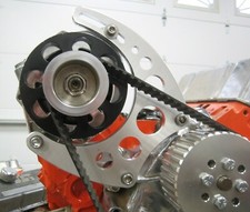 327 350 Sbc Bracket Kit For Gilmer Belt Drive - Fuelie Heads - Billet