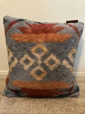 Pendleton Peak Canyon Sherpa 15 x 15 Throw decorative Down Feather RARE Pillow