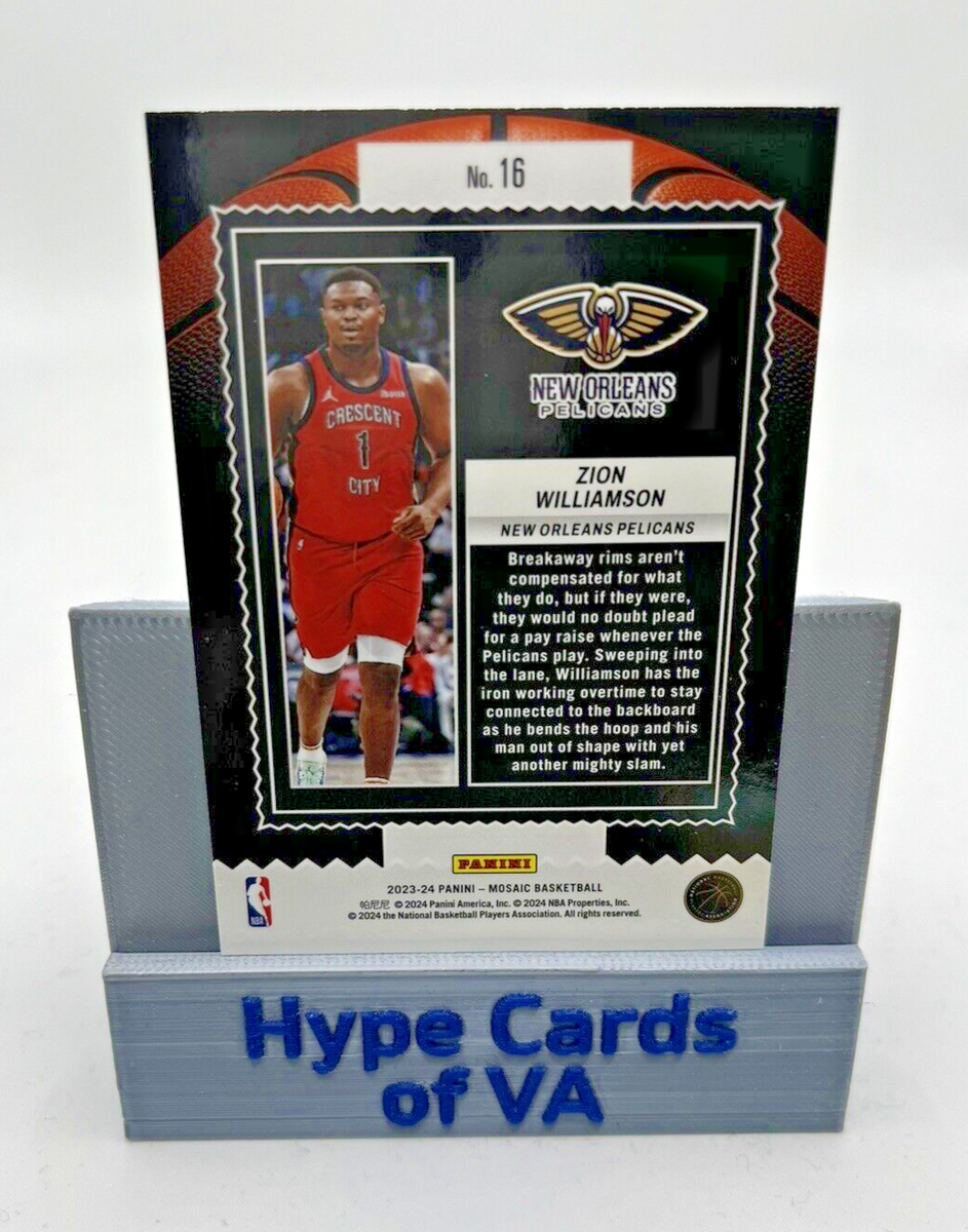 ZION WILLIAMSON 2023-24 Panini Mosaic Jam Masters #16 New Orleans - Main Image
