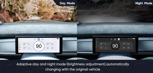 Pantalla HUD de 6,2"" Panel de tablero Pantalla frontal para Tesla Modelo 3 Highland Reino Unido - Imagen 7 de 9
