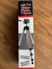 Vid pro XT-250 Video-Photo Tripod New- Open Box