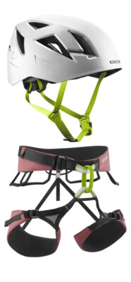 Edelrid Kletterset + Gurt Autana + Helm Zodiac snow - Klettern