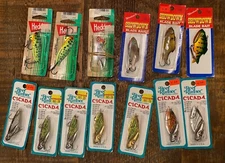 7 Reef runner cicada 3 wordens showdown 3 heddon sonar lures