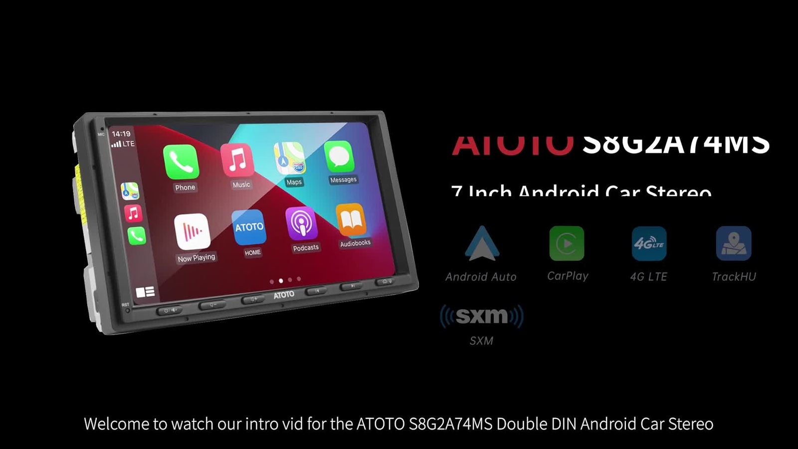 ATOTO S8 MS 7IN 2DIN 4G LTE Car Stereo4+32G Wireless Android Auto