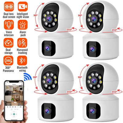 Camara De Seguridad HD Wifi Inalambrica Para Casa Interior Con Microfono y Audio