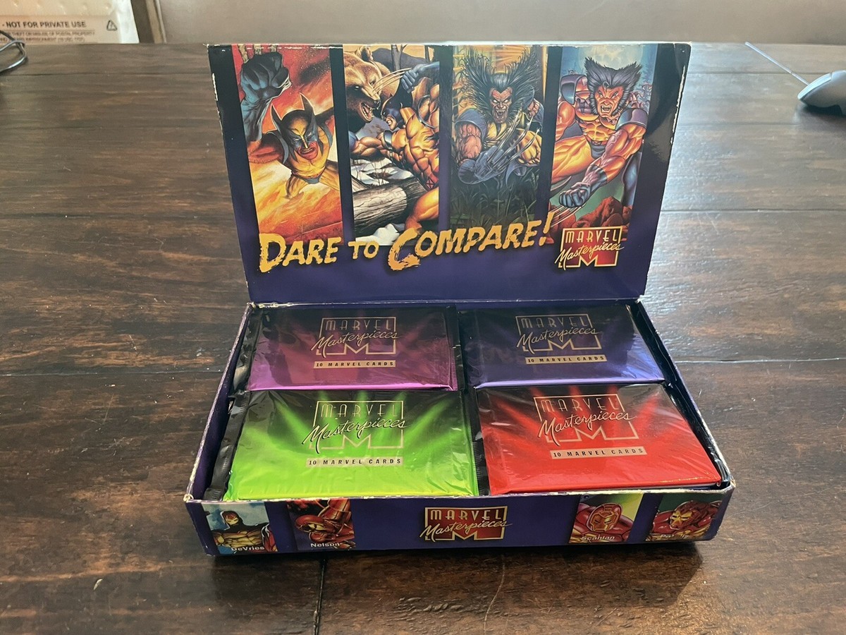 1) Sealed Unopened Pack 1995 Marvel Masterpieces Rare Mirage