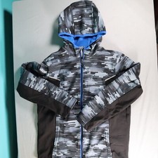Free Country Hooded Fleece Lined Jacket Urban Camo Youth Size XXL 14/16