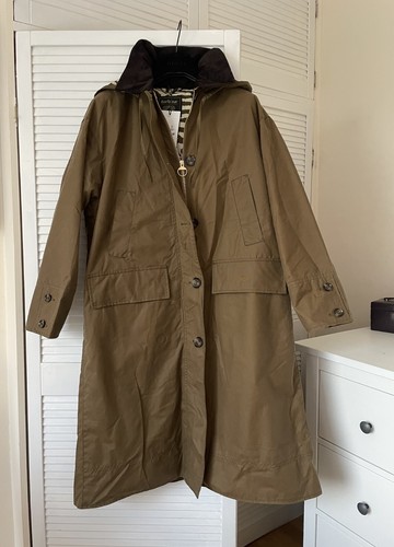 Nie getragen mit Etikett Barbour House of Hackney Petiver Wachsmantel (UK 10)