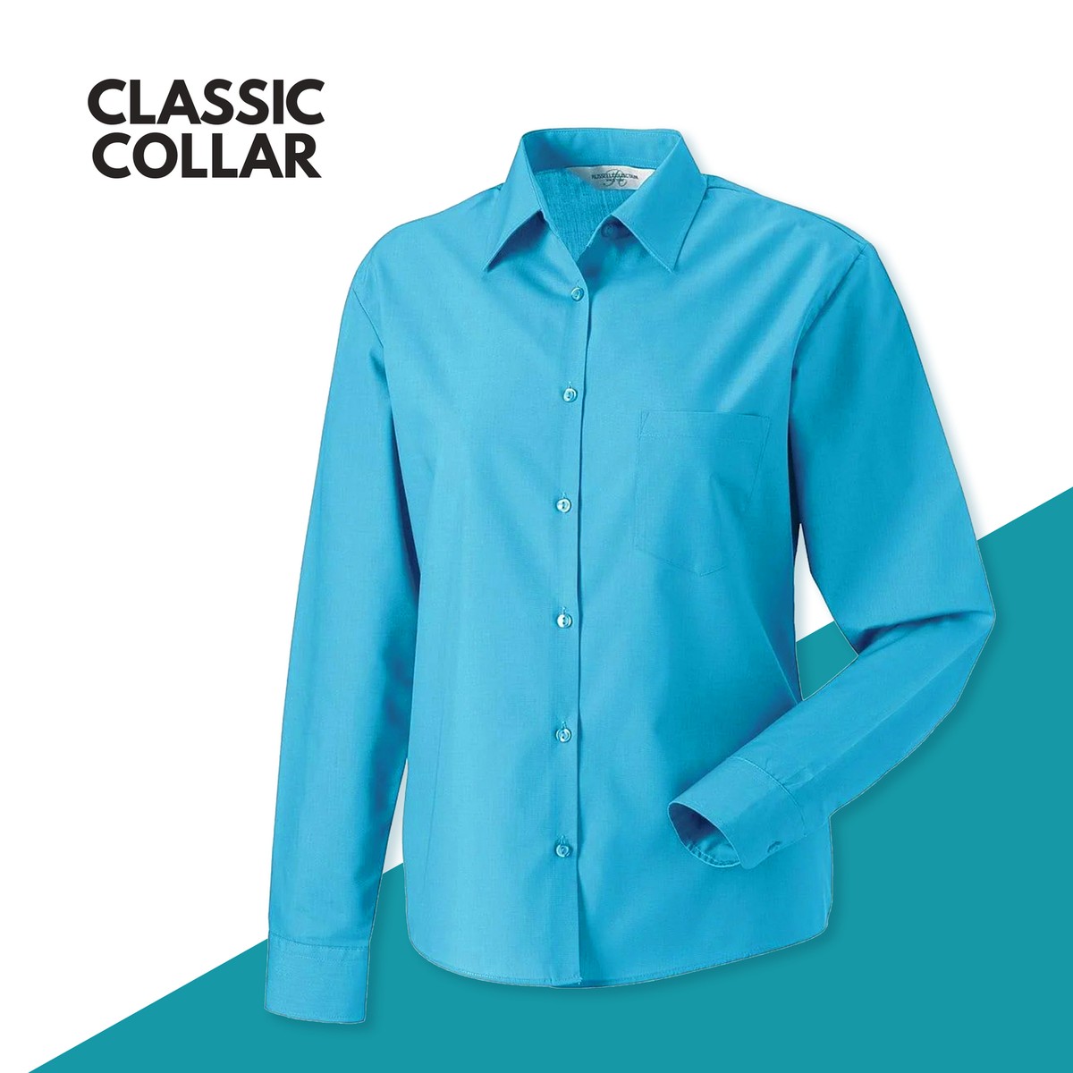 売れ筋商品|||ラルフローレン シャツ レディース トップス OVERSIZE FIT COTTON POPLIN SHIRT - Button-down blouse - classic medium blue Oversize Fit Cotton Poplin Shirt | Ralph Lauren