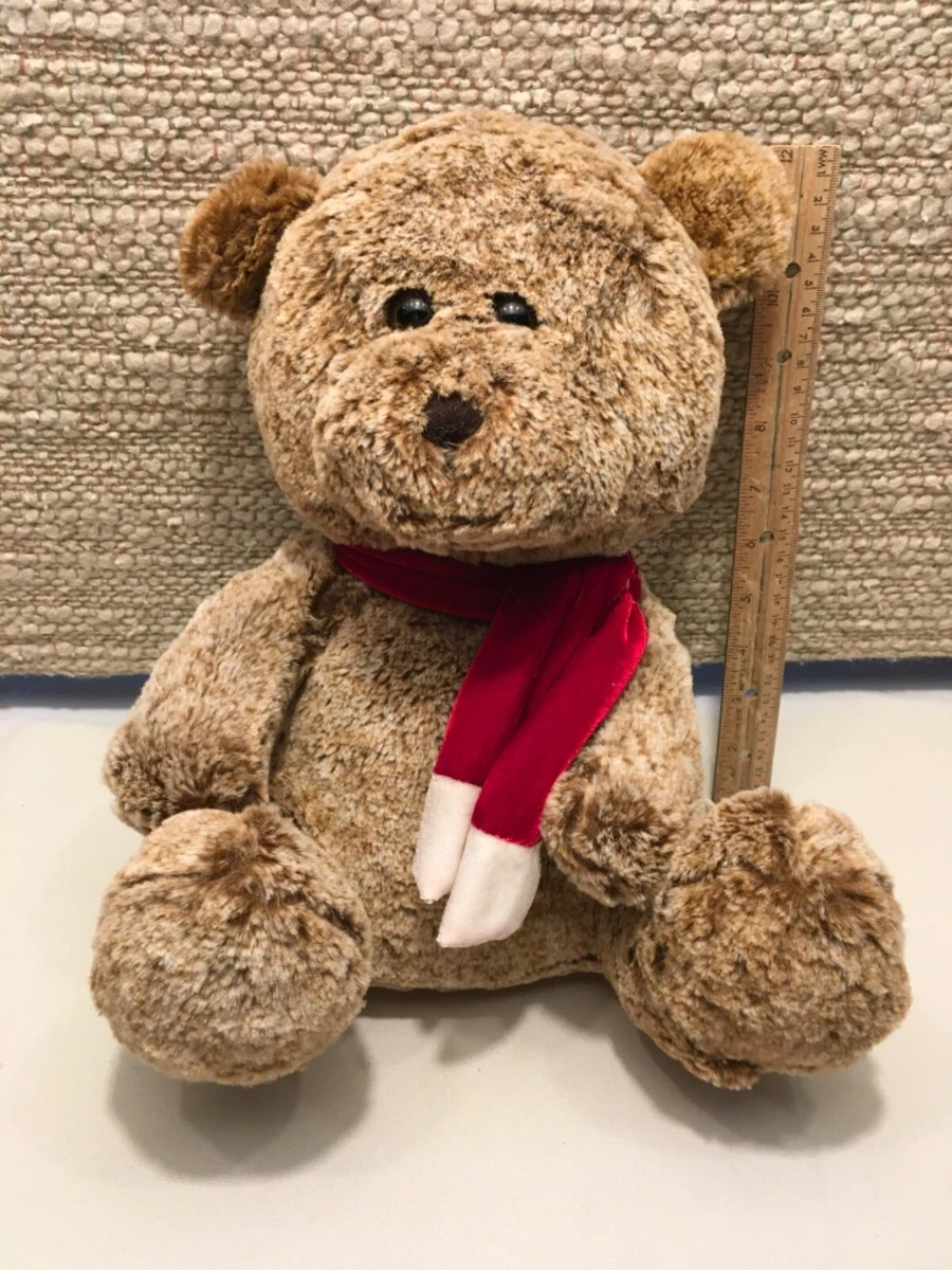 Homerbest Plush Brown Teddy Bear with Bow on neck 14