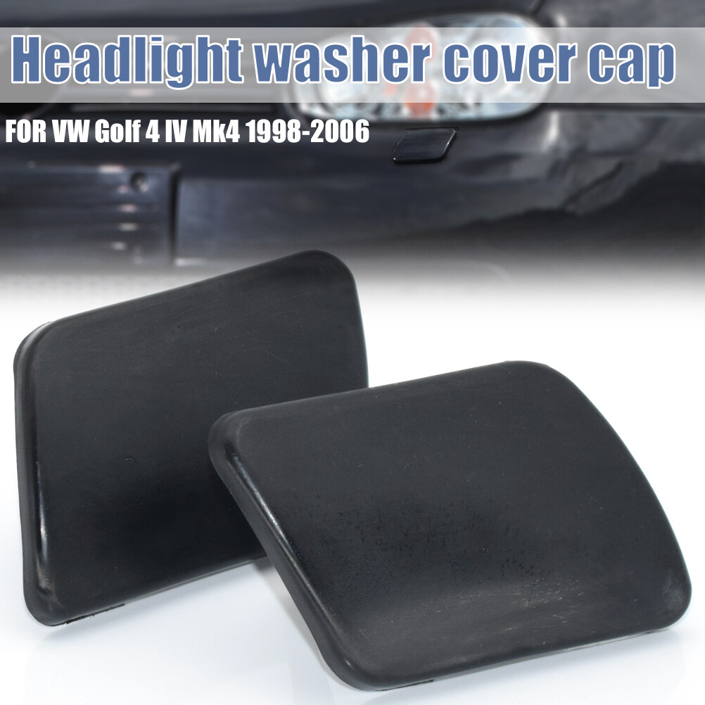2X For VW GOLF IV MK4 HEADLIGHT HEADLAMP WASHER NOZZLE JET COVER CAP