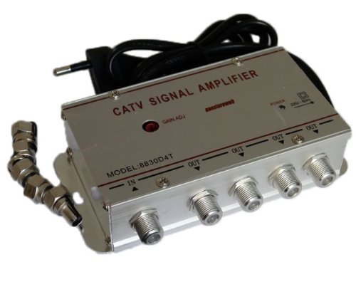 Antenna TV Amplificata QeeFant | Ricezione 250+ Miglia, 4K E Full HD Con Cavo 4m Per Interni