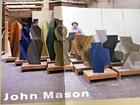 JOHN MASON FOLDED PLANES 2002 Santa Monica CA invitation/Poster JOHN MASON