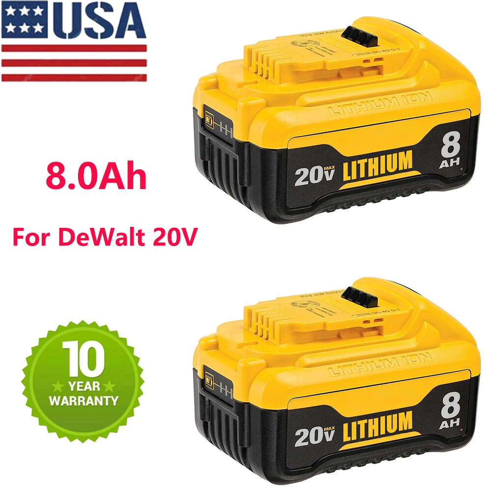 Dewalt 20 volt online 8 amp battery