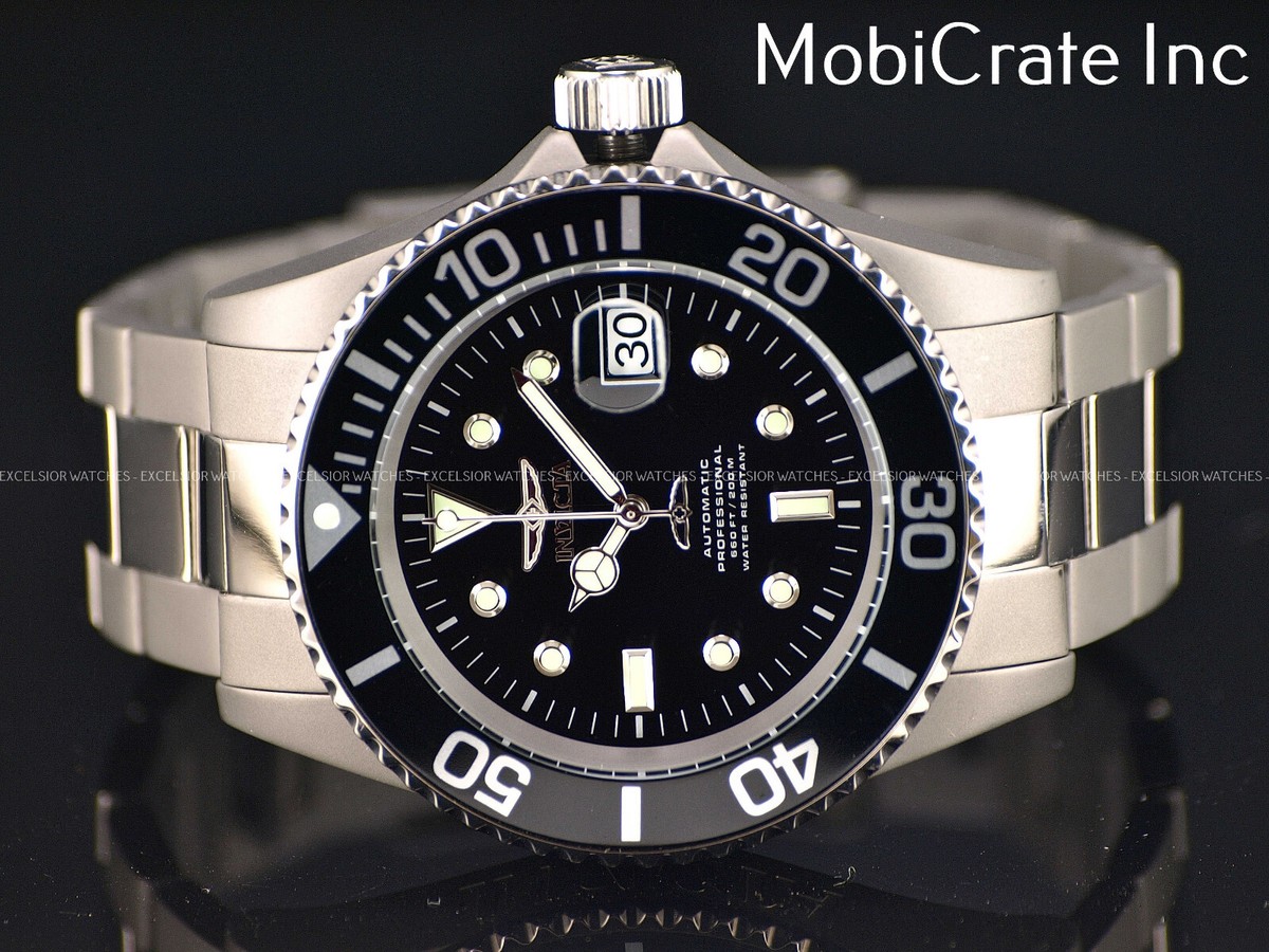 Invicta 0420 Pro Diver Reloj Negro Automático Con Esfera De Titanio Para Hombre - Foto 11