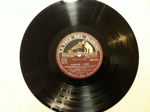 10" - GIAN MARIO GUARINO" CAMPANE A SERA " LA VOCE DEL PADRONE QDLP 6076 EX/EX - Picture 4 of 4