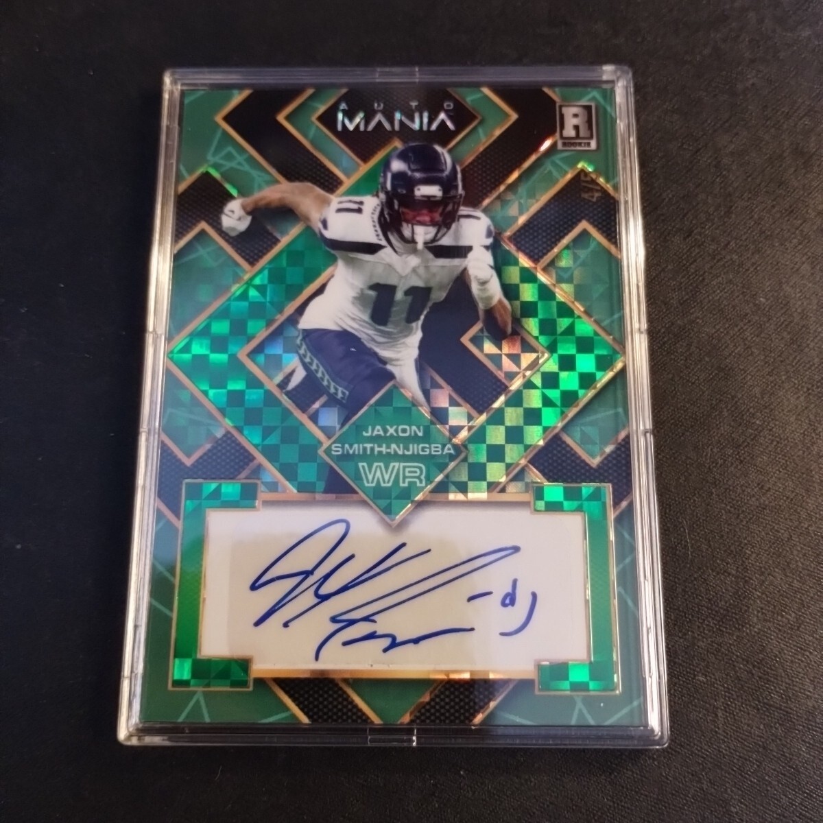 4/5 Jaxon Smith-Njigba Rookie Auto 2023 Wild Card Mania 4/5 Jaxon Smith-Njigba Rookie Auto 2023 Wild Card Mania