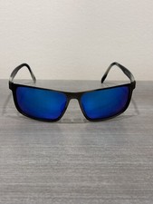 Maui Jim Wanna MJ846 Brushed Matte Gray / Blue Polarized Sunglasses Custom