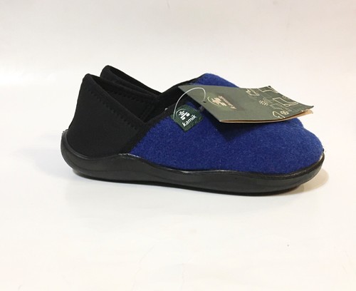 KAMIK COZY TIME SCARPE DA LETTO BAMBINO TAGLIA 12 BLU SLIP ON PANTOFOLE IN PILE - Foto 6 di 14