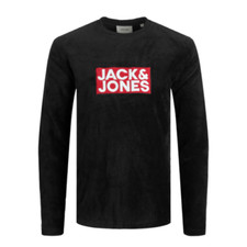 Jack Jones Mens Soft Comfortable Fleece LW Crewneck Long Sleeve Jumper
