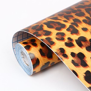 Leopard Waterproof Wallpaper Kitchen Countertop Furniture ...
