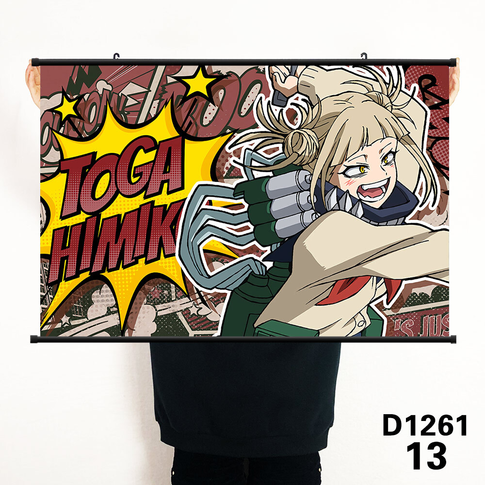 Póster de arte impermeable con desplazamiento de pared de anime My Hero Academia regalos otaku 60*40 cm #37