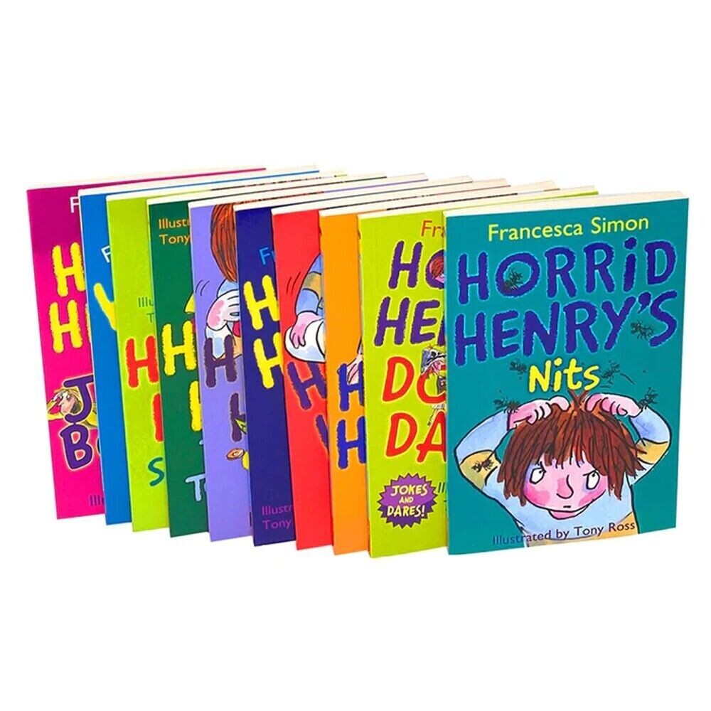 Horrid Henry's Cheeky Collection 10 Books Set by Francesca Simon Haunted House