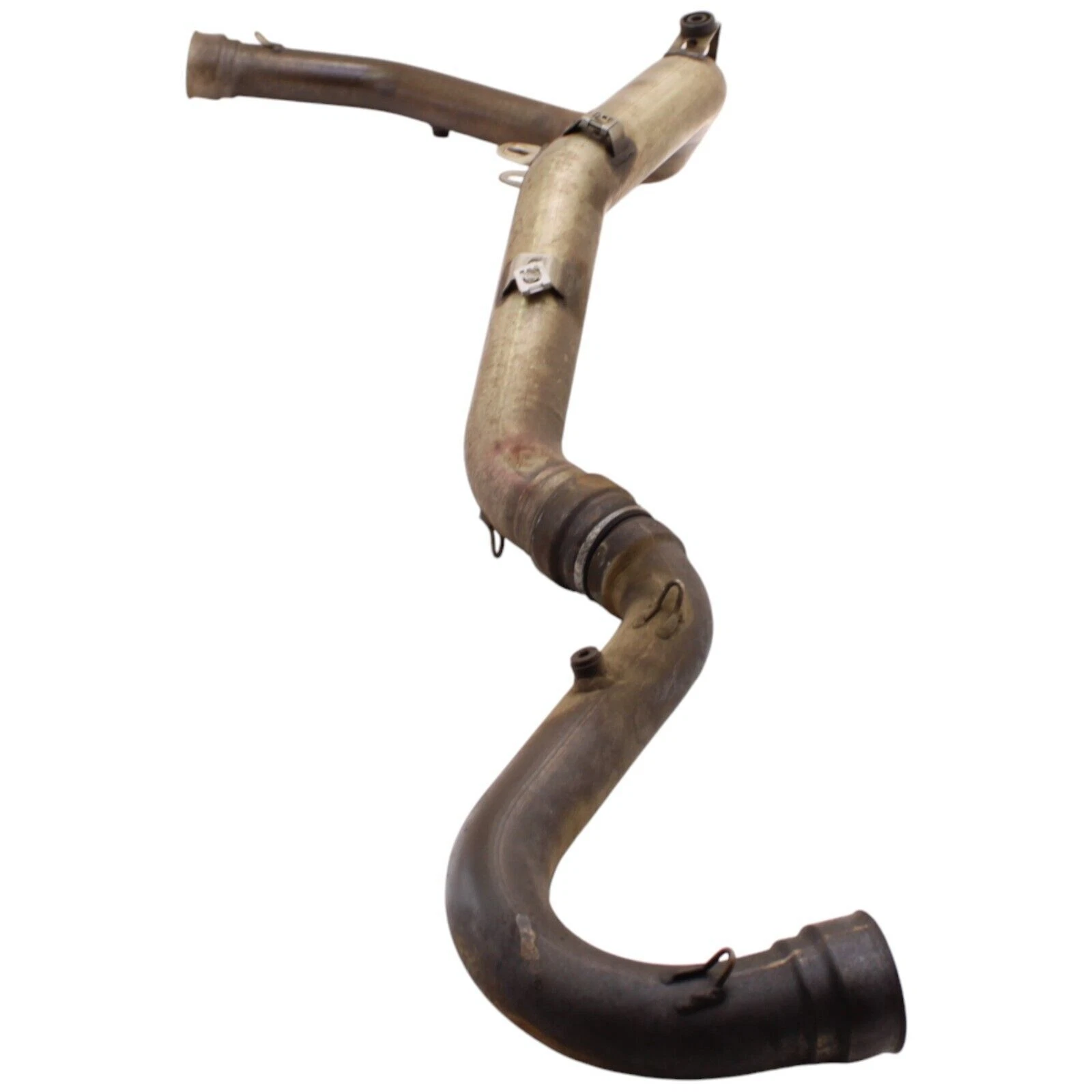 2003 - 2006 DUCATI 999 EXHAUST HEADER PIPE ENGINE MANIFOLD STOCK SILVER