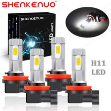 Combo de bombillas LED H11+H11 para Can-Am Defender HD5 HD8 HD10 4x