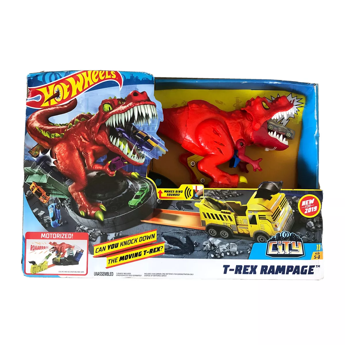 Hot Wheels T.Rex Rampage Track Set