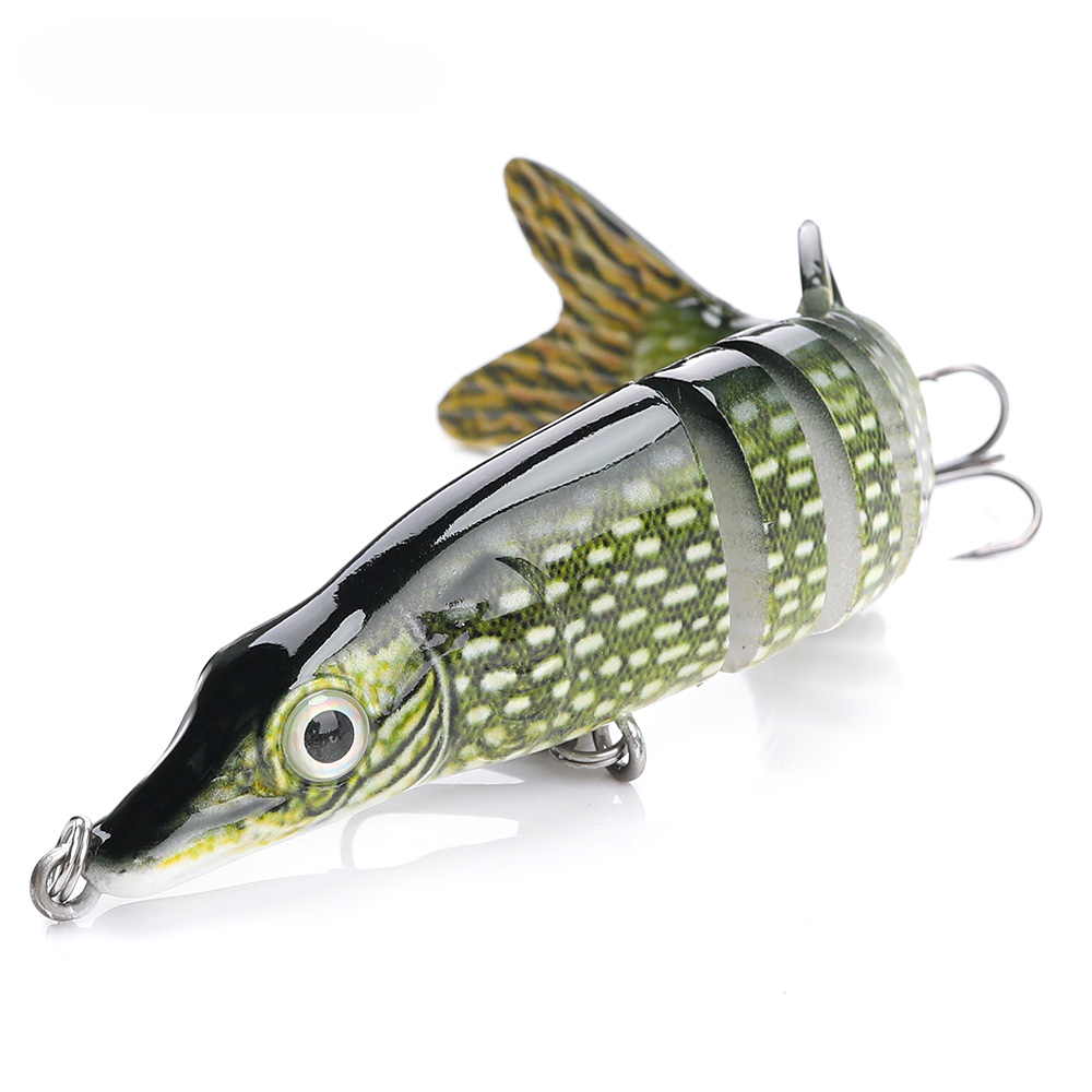 10cm12.5cm Pike Wobblers for Fishing Artificial Bait Hard Multi Jointed Swimbait
