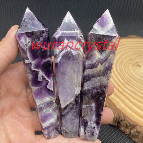 Natürliche Quarz Kristall Pfeife Obelisk Spitze Stein Stab Reiki Heilstein - Bild 64 von 329