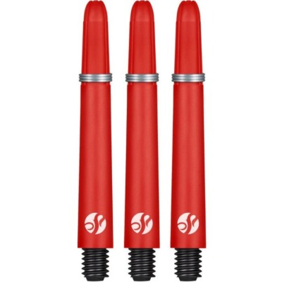 RED MEDIUM SHOT KOI CARBON DART SHAFTS  48mm