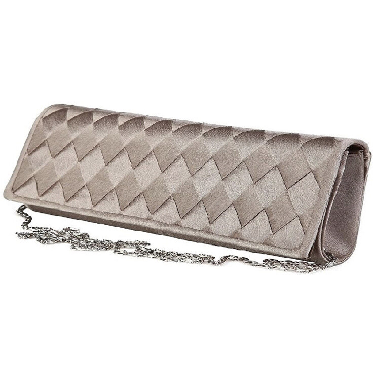 Bolso de mano para mujer Segue Flor italiano sin asas Bolso de mano