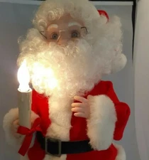 Santa's Best 17" Santa Claus Animated, Vintage, Animation, Works  