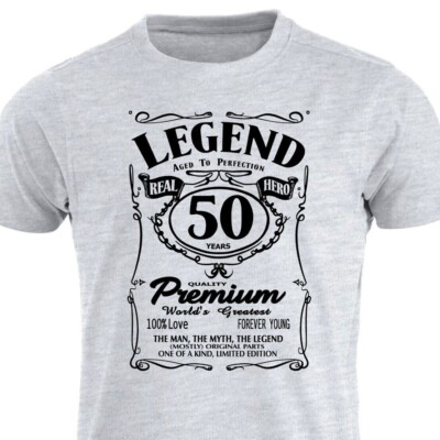 50. Geburtstag Geschenke für Ihn Männer 50 Jahre lustiges T-Shirt Herrengeburtstag TShirt Tee