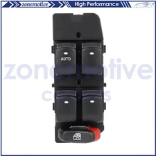 Fits Chevrolet Malibu 2.2L 3.5L 2004-2008 Power Window Switch Front Driver Side