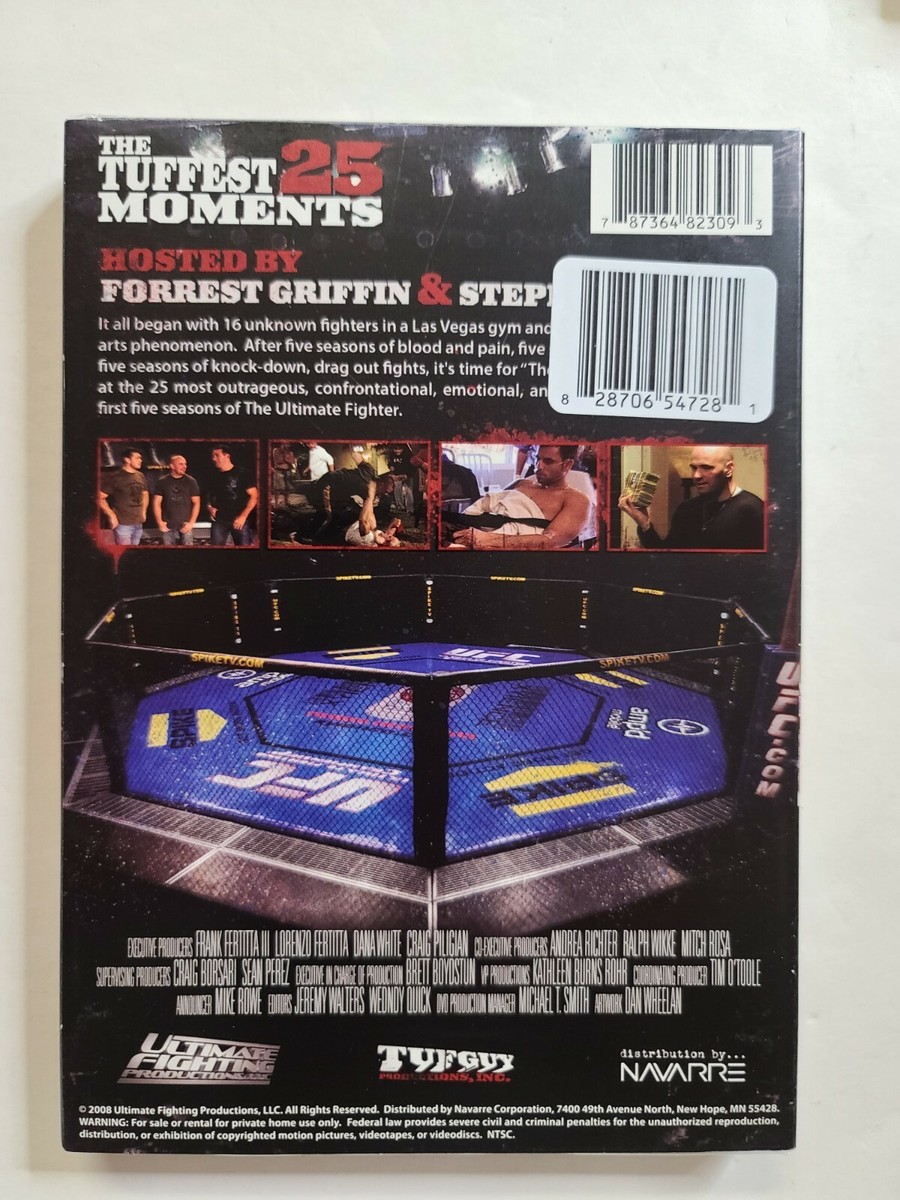 UFC : The Tuffest 25 Moments, New DVD ( Ultimate Fighter ) | eBay