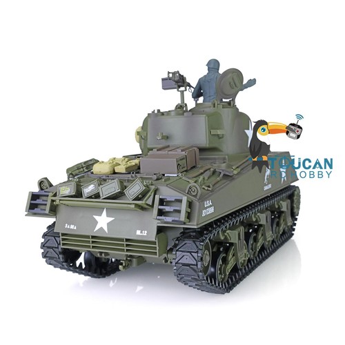 Tanque Heng Long 1:6 7.0 versión de plástico EE. UU. M4A3 Sherman RTR RC modelo 3898 - Imagen 7 de 12