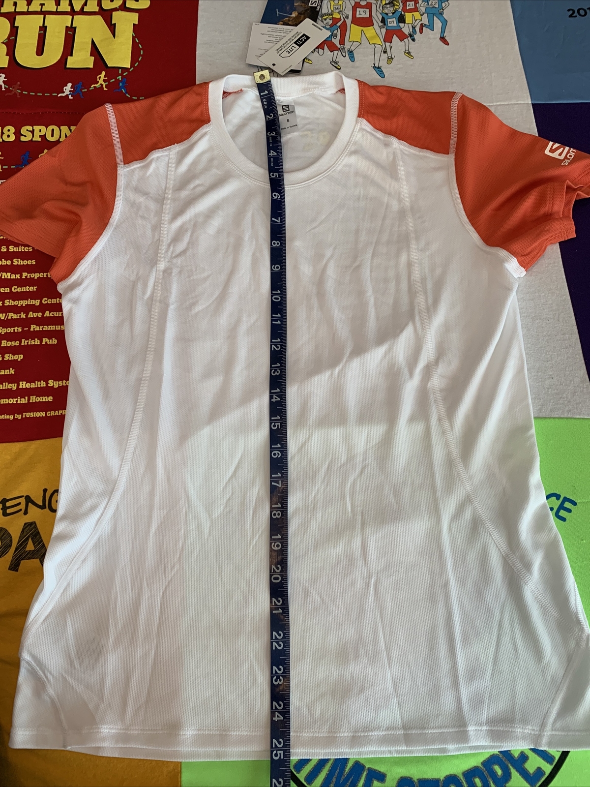 T shirt nuova con etichette Salomon ACTI LITE Trail Running donna piccola