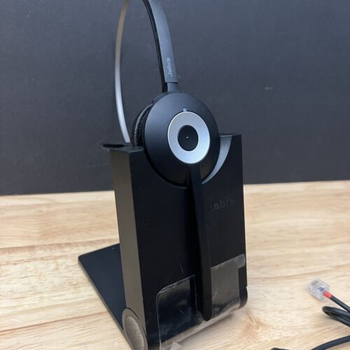 Jabra - Charging Base with Headset - Model: WHB003BS - Photo 2/8