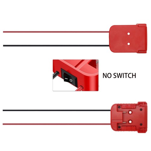 DIY Power Wheels Adapter Connect Fuse Fit For Milwaukee M18 18V Battery Dock USA - Picture 9 of 13