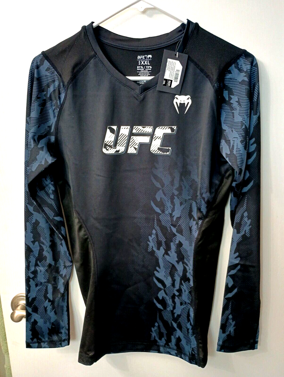 UFC Venum Authentic Womens Black Long Sleeve Rashguard XXL NWT | eBay