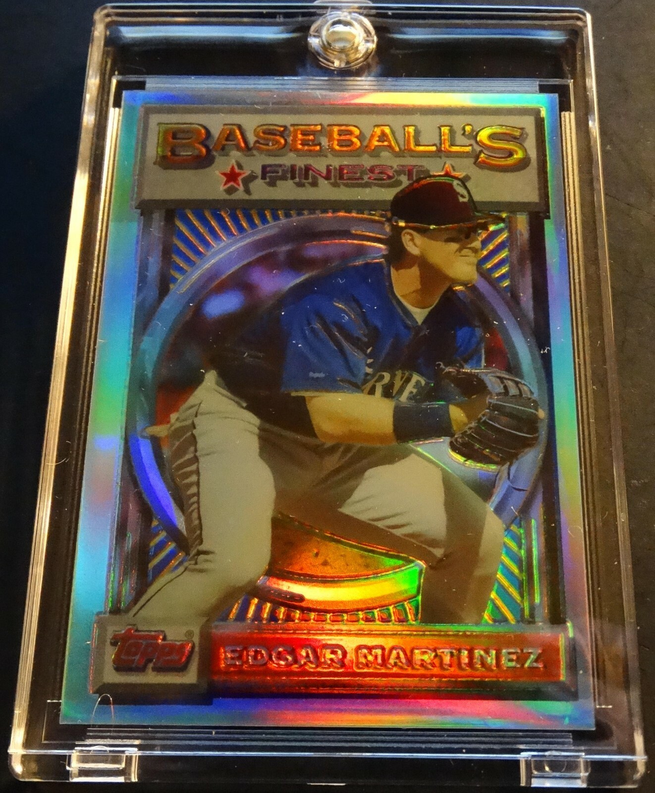 1993 EDGAR MARTINEZ FINEST REFRACTOR #190 MARINERS NICE (263)