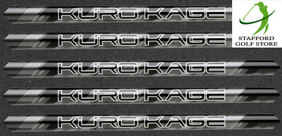 Mitsubishi Kuro Kage Black 2nd Gen Iron Shafts .370 Tip - Choose Your Flex 4 thumbnail image