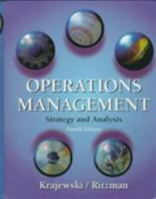 Operations Management: Strategy and Analysis by Krajewsky, Lee J, Good Book
