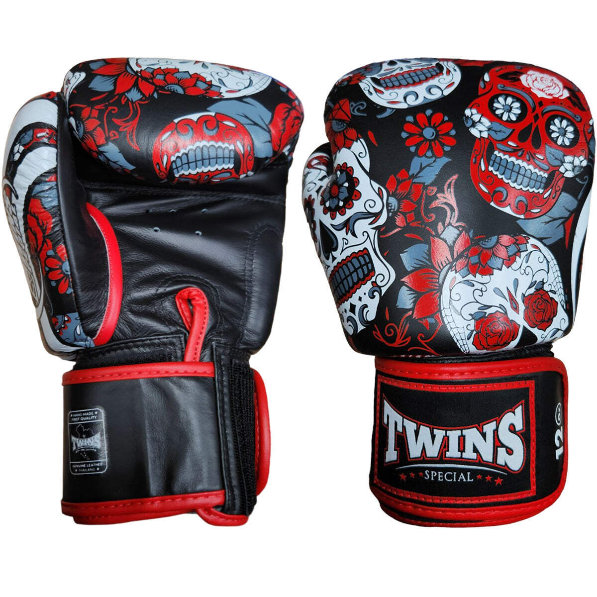 Boxing Gloves Twins Special FBGV-53 Red Fancy Muay Thai