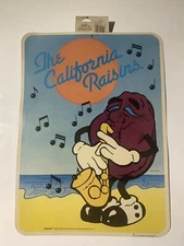California Rasins double sided poster (1988) vintage retro 80s Print Art Cartoon